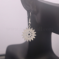 Pendientes colgantes de acero inoxidable 304 para mujer&nbsp;WGD83C1-01