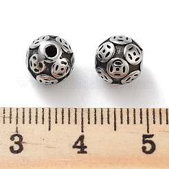 304 Edelstahlperlen&nbsp;STAS-M057-23AS