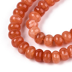Chapelets de perles en jade blanc naturel teinté&nbsp;X-G-T139-59A-06
