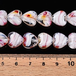 Perles millefiori verre brins&nbsp;X-GLAA-T023-34K