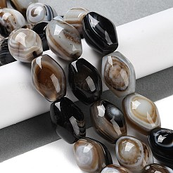 Fili di perline di agata naturale&nbsp;G-NH0019-D02-03