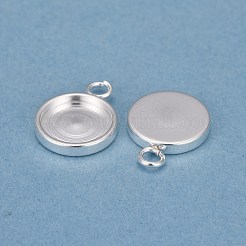 201 pendentifs en acier inoxydable sertis de cabochons&nbsp;STAS-I137-02C-S
