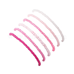 6 Stück Stretch-Armbänder aus Glasperlen in zwei Farben&nbsp;BJEW-MZ00227
