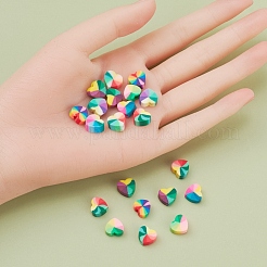 98~105 Stück 7 Farben handgefertigte Polymer Clay Perlen&nbsp;CLAY-YW0001-49