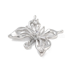 Pendentifs en zircone cubique clair en laiton&nbsp;LS-KK-Z061-14P-01