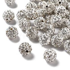 Polymer Ton Strass Perlen&nbsp;RB-C1438-10mm-A01