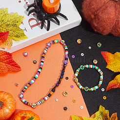 Halloween-Thema DIY handgemachte Polymer Clay & CCB Kunststoff Spacer & ABS Kunststoff & Acryl Perlen Zubehörse Kits&nbsp;DIY-PA0001-08