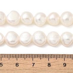 Brins de perles de culture d'eau douce naturelles&nbsp;PEAR-A006-10E-X