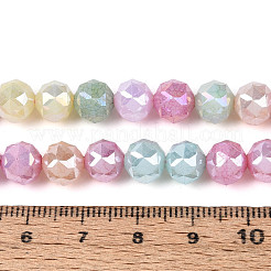 Anlaufschutz-Glasperlenstränge mit galvanischer Beschichtung&nbsp;GLAA-N064-8mm-01