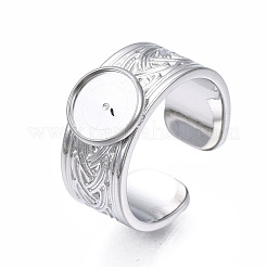 Bague ouverte en acier inoxydable 304 anti-ternissement&nbsp;STAS-T060-05P