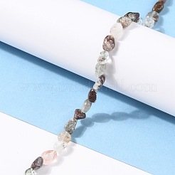 Natur lodolite Quarzperlen Stränge&nbsp;G-G018-66