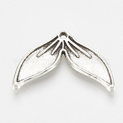 Supports de pendentif d'émail en alliage de style tibétain&nbsp;TIBE-N002-04AS-LF