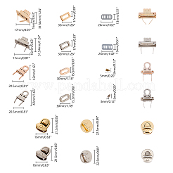 Aluminium-Twist-Lock-Zubehör&nbsp;AJEW-PH0017-60
