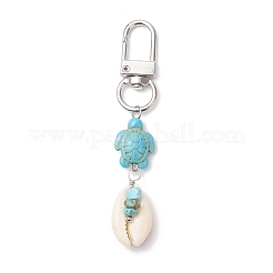4 ciondolo decorativo in conchiglia di ciprea naturale&nbsp;HJEW-JM03319-01