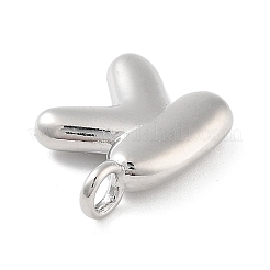 Pendentifs en forme de ballon en laiton plaqué or&nbsp;KK-C050-01P-K