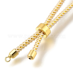 Fabrication de bracelet coulissant en cordon de coton tressé&nbsp;MAK-R001-01G-17