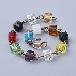 Catenine vetro fatti a mano&nbsp;AJEW-JB00489-03