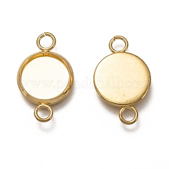 Impostazioni del connettore cabochon in acciaio inossidabile 304&nbsp;X-STAS-H130-23A-G