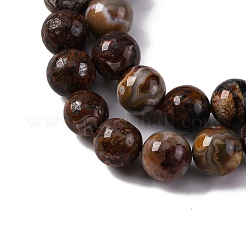 Brins de perles d'agate folle naturelle du Mexique&nbsp;G-L615-A01-03