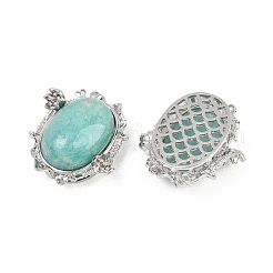 Maillons multibrins en amazonite naturelle&nbsp;G-A315-02D-P