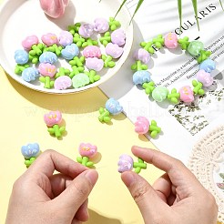 30 perle acriliche smaltate&nbsp;OACR-CJ0002-01