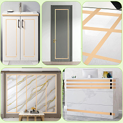 Wasserdichte Kantenumleimung aus PVC-Kunststoff&nbsp;DIY-WH0419-71A-02