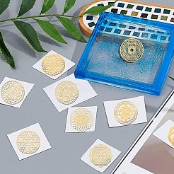 9 Stück Cabochons aus Kohlenstoffstahl in 9 Stilen&nbsp;DIY-OC0008-54
