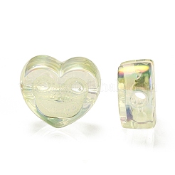 Placage uv perles acryliques irisées arc-en-ciel&nbsp;OACR-G012-11C