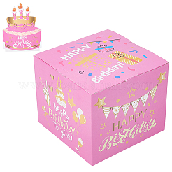 Caja de dinero del día del feliz cumpleaños para tirar de regalo en efectivo&nbsp;DIY-WH200050-31E