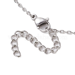 12 stücke 12 arten 304 edelstahl konstellationen anhänger kabel kette halsketten&nbsp;NJEW-JN05106