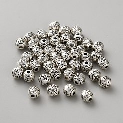 Tibetischer stil legierung perlen&nbsp;TIBEB-WH0002-15