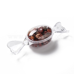 Chip de jaspe rojo natural decora&nbsp;DJEW-D004-01B