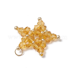 Colgantes de estrella de cristal austriaco de imitación hechos a mano&nbsp;PALLOY-MZ00622