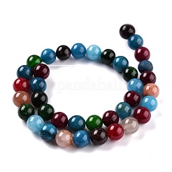 Perles de jade blanc naturel&nbsp;X-G-G766-C-05