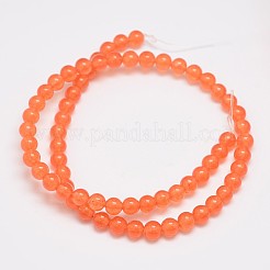 Natürliche und gefärbte Perle Malaysia Jade Stränge&nbsp;G-A146-6mm-A07