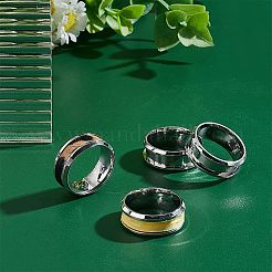 12 support de bague rainuré en acier inoxydable&nbsp;STAS-UN0038-94C