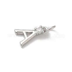 Messing micro pave klar zirkonia charme&nbsp;KK-A273-01P