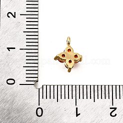Pendentifs avec zircon cubiques à micro-pavés en laiton&nbsp;X-KK-D356-07C-G