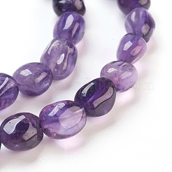 Natürlichen Amethyst Perlen Stränge&nbsp;G-F575-01B