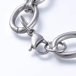 Anlaufgeschützte Kettenarmbänder aus Edelstahl 304&nbsp;LS-BJEW-F407-01-P