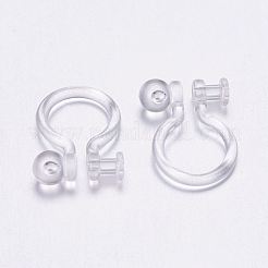 Bagues d'oreilles unies en plastique&nbsp;KY-P007-H01