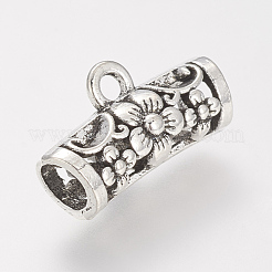 Fianzas de tubo de aleación de estilo tibetano&nbsp;LS-TIBE-S306-18AS-RS