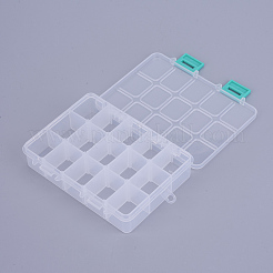 Boîte en plastique de stockage d'organisateur&nbsp;X-CON-X0002-05
