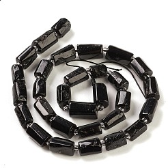 Chapelets de perles en tourmaline noire naturelle&nbsp;G-M403-B16