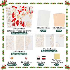 DIY-Set zum Basteln von Weihnachtsgrußkarten aus Papier&nbsp;AJEW-WH0348-526A