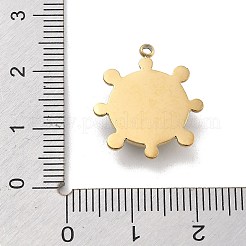 Natürliche und synthetische Mischedelsteinanhänger&nbsp;STAS-M092-10G