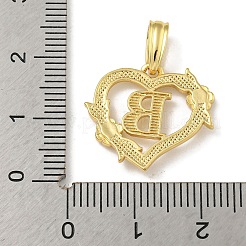 Pendentifs en laiton de coeur&nbsp;KK-I714-04G-B