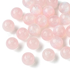 25 Uds cuentas redondas de resina de ojo de gato de imitación&nbsp;RESI-FS0001-65A