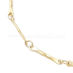 Ionenplattierung (IP) 304 Edelstahl-Gliederketten&nbsp;NJEW-K249-16G