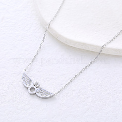 Halskette mit Diamantanhänger und Kristallen&nbsp;MJ3071